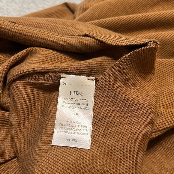 Eterne Long Sleeve Turtleneck Maxi Dress in Earth - Picture 6 of 8